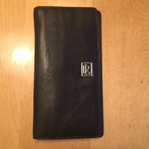 NWT Ralph Lauren Black Leather Wallet